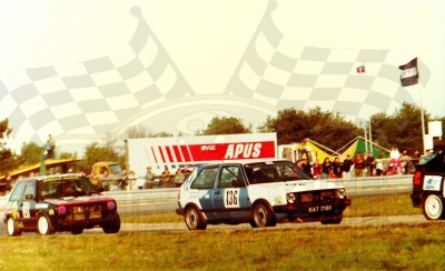 46. Nr.136.Wojciech Urbański, nr.137.Jerzy Wierzbołowski - VW Golfy GTi.   (To zdjęcie w pełnej rozdzielczości możesz kupić na www.kwa-kwa.pl )