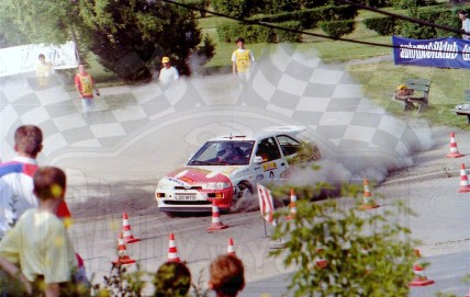 4. Paweł Przybylski i Krzysztof Gęborys - Ford Escort Cosworth RS   (To zdjęcie w pełnej rozdzielczości możesz kupić na www.kwa-kwa.pl )