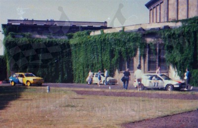 1. Nr.77. M.Dudkowiak i M.Sobczak - Toyota Corolla, nr.72. W.Kostenko i Borys Donskoj - Łada Samara 1500.   (To zdjęcie w pełnej rozdzielczości możesz kupić na www.kwa-kwa.pl )