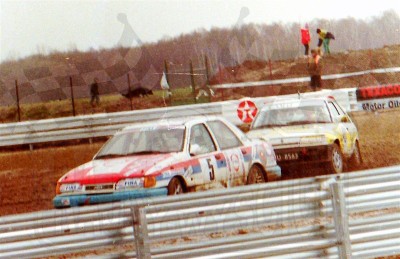 64. Marek Kusiak - Ford Sierra Saphire Cosworth RS, Marcin Keller - Renault 11 Turbo    (To zdjęcie w pełnej rozdzielczości możesz kupić na www.kwa-kwa.pl )