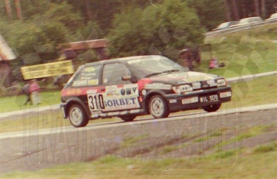 62. Tomasz Jaskłowski - Ford Fiesta XR2i.   (To zdjęcie w pełnej rozdzielczości możesz kupić na www.kwa-kwa.pl )
