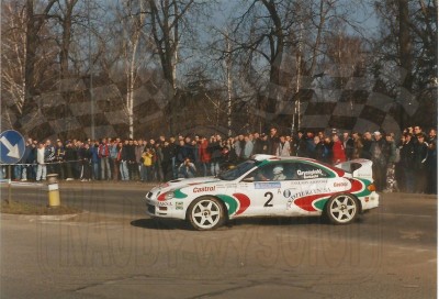 42. Robert Gryczyński i Tadeusz Burkacki - Toyota Celica Gt Four.    (To zdjęcie w pełnej rozdzielczości możesz kupić na www.kwa-kwa.pl )