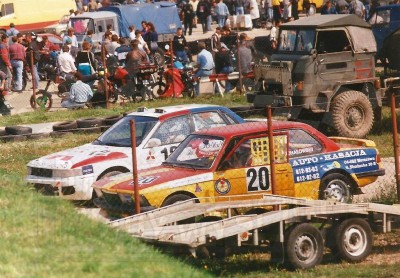 19. Nr.20.Aleksander Michałowski - BMW 323i, nr.12.Krzysztof Studziński - Mitsubishi Galant VR4.   (To zdjęcie w pełnej rozdzielczości możesz kupić na www.kwa-kwa.pl )