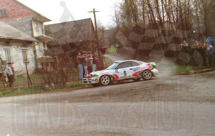 2. Robert Gryczyński i Tadeusz Burkacki - Toyota Celica GT Four   (To zdjęcie w pełnej rozdzielczości możesz kupić na www.kwa-kwa.pl )