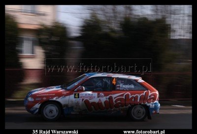 35 Rajd Warszawski - Rajdowy Puchar Polski