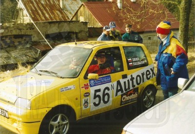 84. Jacek Sikora i Marek Kaczmarek - Fiat Cinquecento Sporting.   (To zdjęcie w pełnej rozdzielczości możesz kupić na www.kwa-kwa.pl )