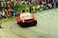 95. Marek Sadowski i Jakub Mroczkowski - Lancia Delta Integrale.   (To zdjęcie w pełnej rozdzielczości możesz kupić na www.kwa-kwa.pl )