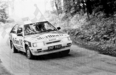 45. Sławomir Szaflicki i Andrzej Klejna - Mazda 323 Turbo 4wd.   (To zdjęcie w pełnej rozdzielczości możesz kupić na www.kwa-kwa.pl )