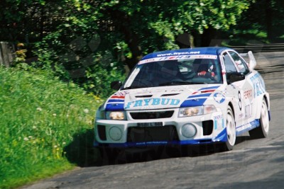 7. Sebastian Frycz i Jarosław Gieras - Mitsubishi Lancer Evo V  (To zdjęcie w pełnej rozdzielczości możesz kupić na www.kwa-kwa.pl )