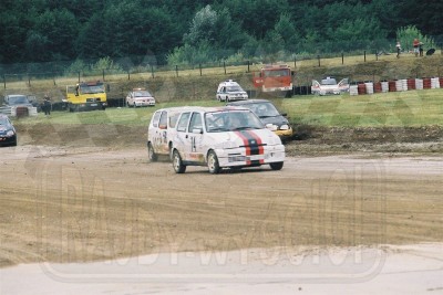 54. Nr.74.Mateusz Tarasiewicz - Fiat Cinquecento, nr.56.Tomasz Skinder - Fiat Seicento  (To zdjęcie w pełnej rozdzielczości możesz kupić na www.kwa-kwa.pl )