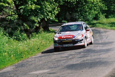 24. Dariusz Poloński i Grzegorz Dobosz - Peugeot 206 XS  (To zdjęcie w pełnej rozdzielczości możesz kupić na www.kwa-kwa.pl )