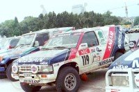 82. J.Bouchet i J.Leran - Nissan Terrano.   (To zdjęcie w pełnej rozdzielczości możesz kupić na www.kwa-kwa.pl )