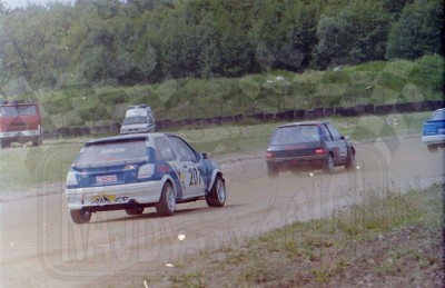 33. Jakub Iwanek - Peugeot 205 GTi, Robert Polak - Ford Fiesta XR2i   (To zdjęcie w pełnej rozdzielczości możesz kupić na www.kwa-kwa.pl )