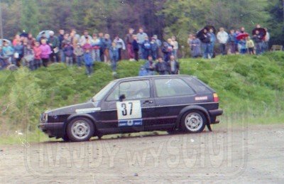 32. Wacław Barański i Janusz Obrocki - VW Golf GTi 16V.   (To zdjęcie w pełnej rozdzielczości możesz kupić na www.kwa-kwa.pl )