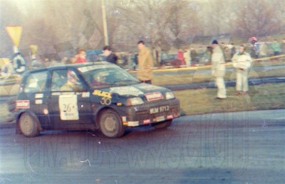 25. Andrzej Dąbrowski i M.Filipowicz - Fiat Cinquecento.   (To zdjęcie w pełnej rozdzielczości możesz kupić na www.kwa-kwa.pl )