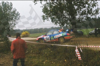 11. Maciej Oleksowicz i Andrzej Obrębowski - Subaru Impreza STi  (To zdjęcie w pełnej rozdzielczości możesz kupić na www.kwa-kwa.pl )