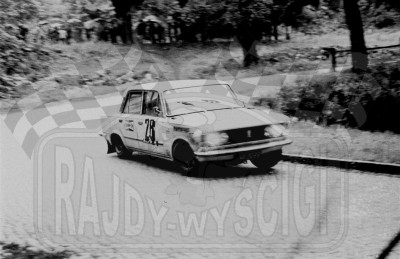 174. Ryszard Plucha i Henryk Krakowczyk - Polski Fiat 125p 1500  (To zdjęcie w pełnej rozdzielczości możesz kupić na www.kwa-kwa.pl )