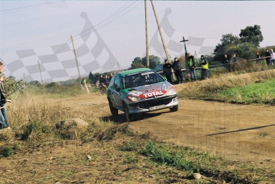 62. Andrzej Spława Neyman i Mirosław Wdzięczkowski - Peugeot 206 XS  (To zdjęcie w pełnej rozdzielczości możesz kupić na www.kwa-kwa.pl )
