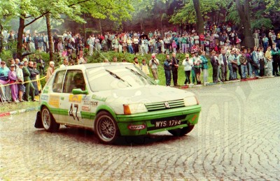 107. Robert Masłowski i Marek Szal - Peugeot 205 GTi.   (To zdjęcie w pełnej rozdzielczości możesz kupić na www.kwa-kwa.pl )