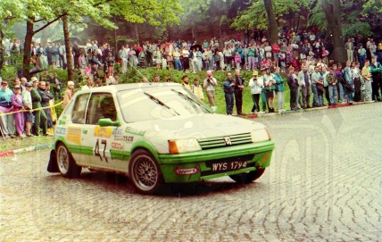 107. Robert Masłowski i Marek Szal - Peugeot 205 GTi.   (To zdjęcie w pełnej rozdzielczości możesz kupić na www.kwa-kwa.pl )