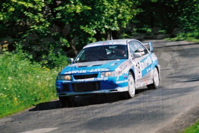 14. Piotr Maciejewski i Piotr Kowalski - Mitsubishi Lancer Evo VI  (To zdjęcie w pełnej rozdzielczości możesz kupić na www.kwa-kwa.pl )