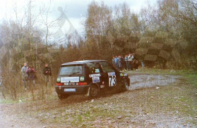 46. Włodzimierz Pawluczuk i Marek Bała - Fiat Cinquecento.   (To zdjęcie w pełnej rozdzielczości możesz kupić na www.kwa-kwa.pl )