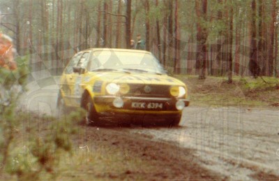 6. K.Kostecki i W.Więcek - VW Golf GTi 16V.   (To zdjęcie w pełnej rozdzielczości możesz kupić na www.kwa-kwa.pl )
