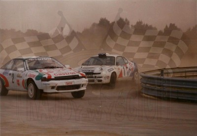 114. Nr.2.Adam Polak, nr.1.Leszek Kuzaj - Toyota Celica GT4.   (To zdjęcie w pełnej rozdzielczości możesz kupić na www.kwa-kwa.pl )