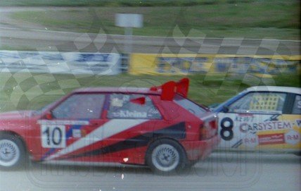 3. Andrzej Klejna - Lancia Delta Integrale i Mariusz Stec - Opel Manta   (To zdjęcie w pełnej rozdzielczości możesz kupić na www.kwa-kwa.pl )
