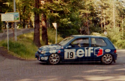 8. Andrzej Koper i Jakub Mroczkowski - Renault Clio Williams.   (To zdjęcie w pełnej rozdzielczości możesz kupić na www.kwa-kwa.pl )