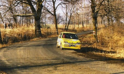 88. Jacek Sikora i Marek Kaczmarek - Fiat Cinquecento Sporting.   (To zdjęcie w pełnej rozdzielczości możesz kupić na www.kwa-kwa.pl )