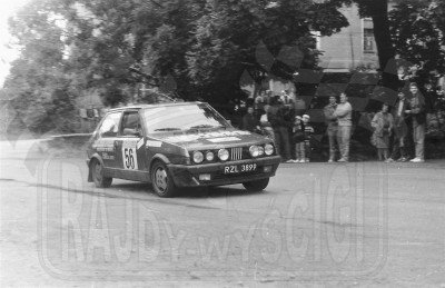 97. Marek Ryndak i Janusz Mazan - Fiat Ritmo Abarth 130 TC.   (To zdjęcie w pełnej rozdzielczości możesz kupić na www.kwa-kwa.pl )