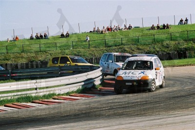 60. Nr.56.Tomasz Skinder - Fiat Seicento, nr.74.Mateusz Tarasiewicz - Fiat Cinquecento  (To zdjęcie w pełnej rozdzielczości możesz kupić na www.kwa-kwa.pl )