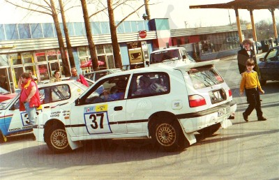 22. Nissan Sunny GTiR załogi Aurelijus Simaska i Napolis Vitonis.   (To zdjęcie w pełnej rozdzielczości możesz kupić na www.kwa-kwa.pl )