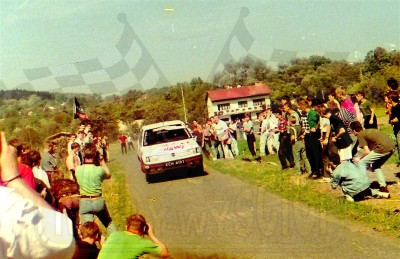 17. Waldemar Doskocz i Jarosław Baran  - Peugeot 309 GTi 16S.   (To zdjęcie w pełnej rozdzielczości możesz kupić na www.kwa-kwa.pl )