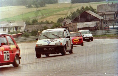 10. Nr.76. Jacek Raczkowski - Polski Fiat 126p, nr.203.Sebastian Lewandowski, nr.222.Ryszard Piątek - Fiaty Cinquecento.