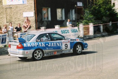 8. Piotr Maciejewski i Piotr Kowalski - Mitsubishi Lancer Evo VI  (To zdjęcie w pełnej rozdzielczości możesz kupić na www.kwa-kwa.pl )