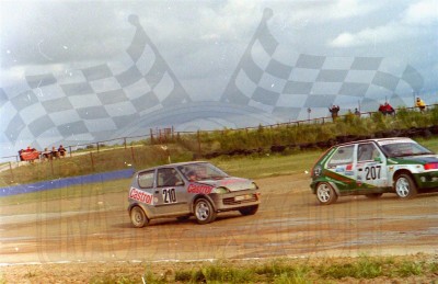 75. Janusz Strześniewski - Skoda Felicia i Jacek Chojnacki - Fiat Seicento  (To zdjęcie w pełnej rozdzielczości możesz kupić na www.kwa-kwa.pl )