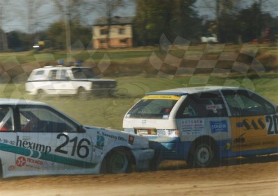 35. Piotr Granica Suzuki Swift i Krzysztof Szeszko - Toyota Corolla GT.   (To zdjęcie w pełnej rozdzielczości możesz kupić na www.kwa-kwa.pl )