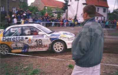 54. Zbigniew Stec i Robert Bromke - Mitsubishi Lancer Evo III   (To zdjęcie w pełnej rozdzielczości możesz kupić na www.kwa-kwa.pl )