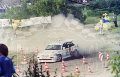 20. Sergio Trevisian i Gianni Sartori - Ford Escort Cosworth RS   (To zdjęcie w pełnej rozdzielczości możesz kupić na www.kwa-kwa.pl )