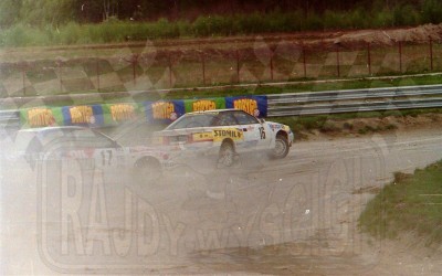 47. Nr.16.Andrzej Kalitowicz - Toyota Celica GT4, nr.17.Leszek Kuzaj - Mitsubishi Lancer Evo III.