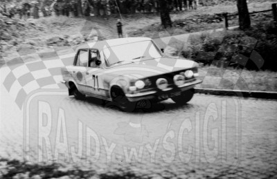 182. Wiktor Polak i Krzysztof Czarnecki - Polski Fiat 125p 1500  (To zdjęcie w pełnej rozdzielczości możesz kupić na www.kwa-kwa.pl )