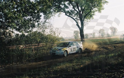 5. Michał Bębenek i Grzegorz Bębenek - Mitsubishi Lancer Evo VI  (To zdjęcie w pełnej rozdzielczości możesz kupić na www.kwa-kwa.pl )