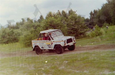 12. J.Buchar i L.Cisar - Uaz Maraton TD 2,4   (To zdjęcie w pełnej rozdzielczości możesz kupić na www.kwa-kwa.pl )