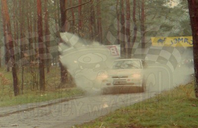 9. Andrzej Chojnacki i Piotr Namysłowski - Ford Escort Cosworth RS.   (To zdjęcie w pełnej rozdzielczości możesz kupić na www.kwa-kwa.pl )