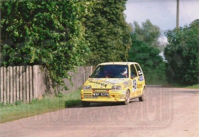 26. Jacek Sikora i Marek Kaczmarek - Fiat Cinquecento Sporting   (To zdjęcie w pełnej rozdzielczości możesz kupić na www.kwa-kwa.pl )