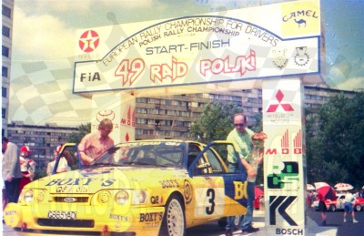 26. Robert Droogmans i Roni Joosten - Ford Sierra Saphire Cosworth.   (To zdjęcie w pełnej rozdzielczości możesz kupić na www.kwa-kwa.pl )