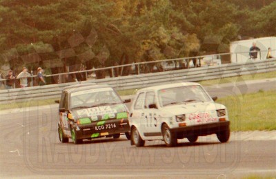 30. Nr.175.Jacek Chojnacki - Polski Fiat 126p, nr.207.Zbigniew Łacisz - Fiat Cinquecento.   (To zdjęcie w pełnej rozdzielczości możesz kupić na www.kwa-kwa.pl )