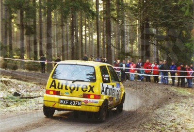 75. Jacek Sikora i Marek Kaczmarek - Fiat Cinquecento Sporting.   (To zdjęcie w pełnej rozdzielczości możesz kupić na www.kwa-kwa.pl )